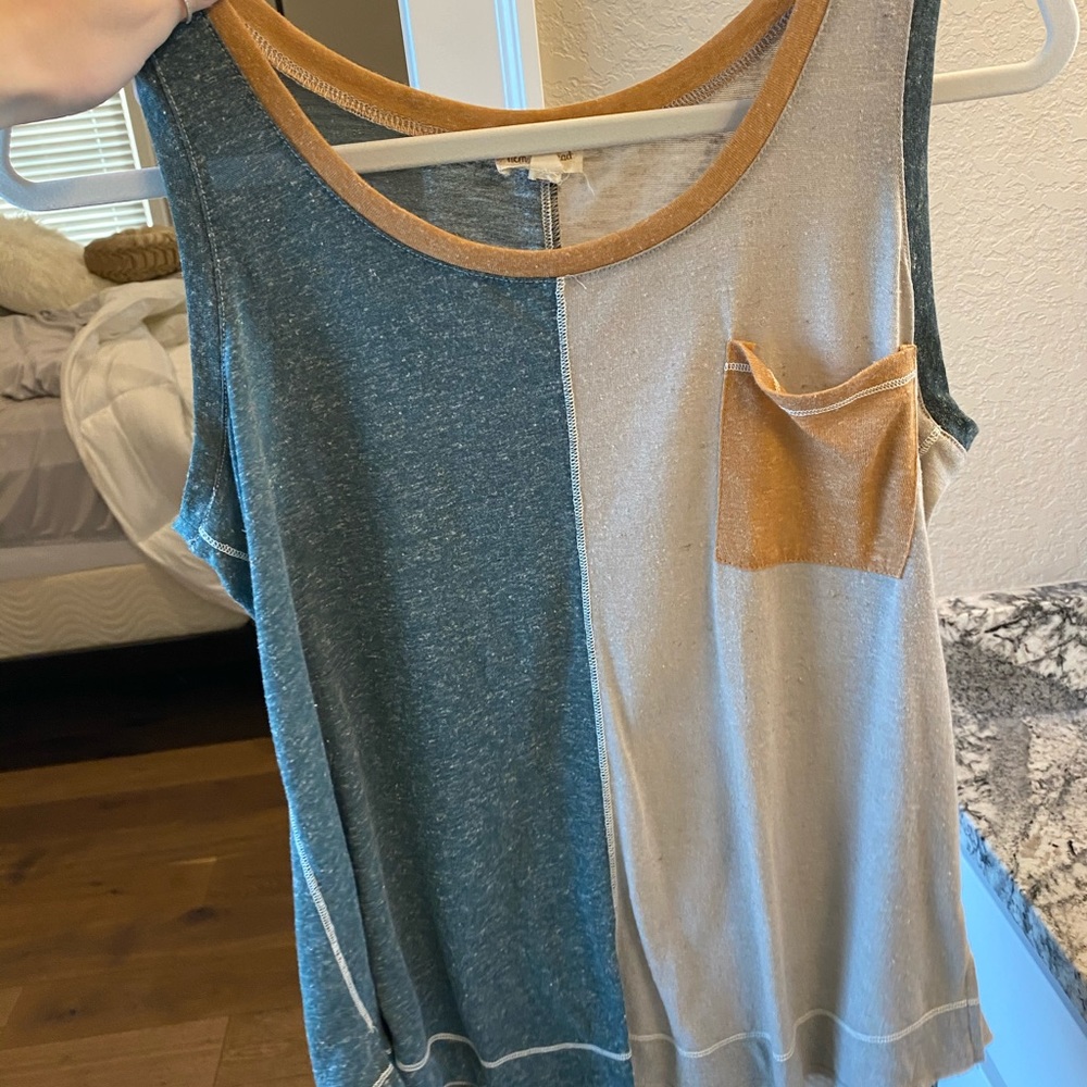 Multi colored tank